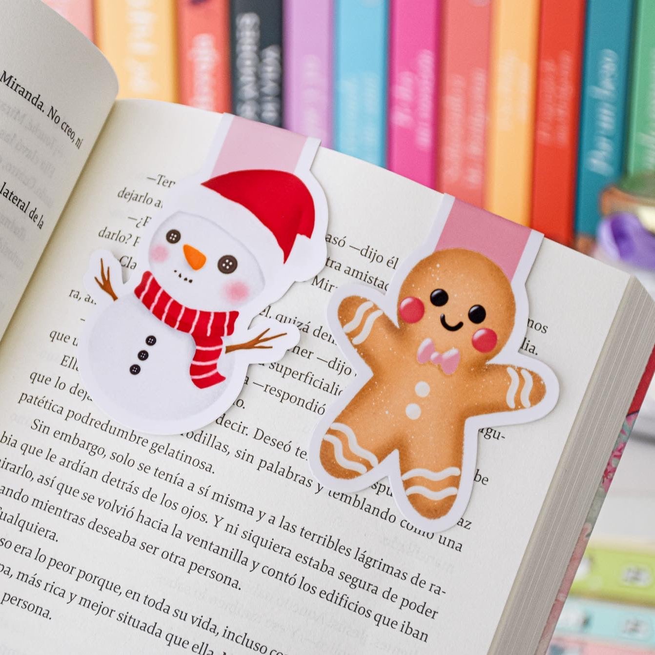 Marcador Muñeco de nieve