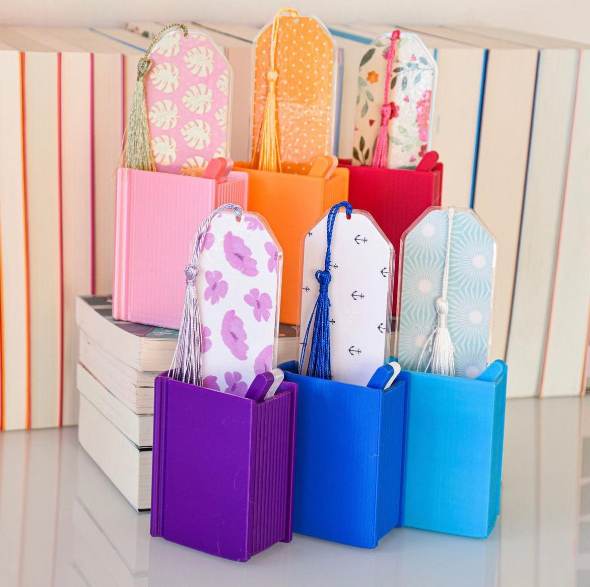 Porta marcadores de libro