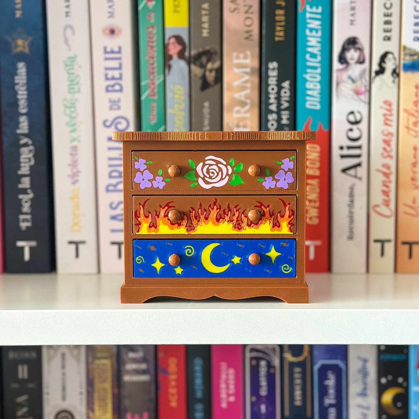 Cajonera Feyre ACOTAR – Inspirada en la Cajonera de A Court of Thorns and Roses