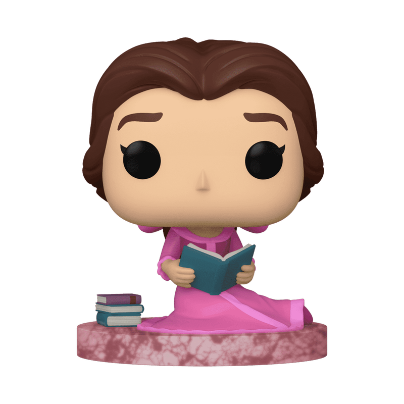Funko POP Bella leyendo con vestido rosado – Figura Disney original La Bella y la Bestia disponible en Chile