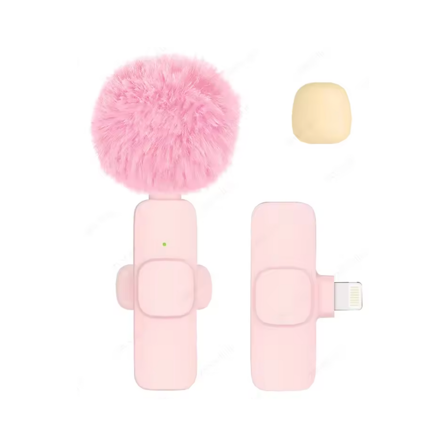 Micrófono Lavalier Inalámbrico – Sonido Profesional con Conectores Tipo C y Lightning | Ideal para iPhone y Android