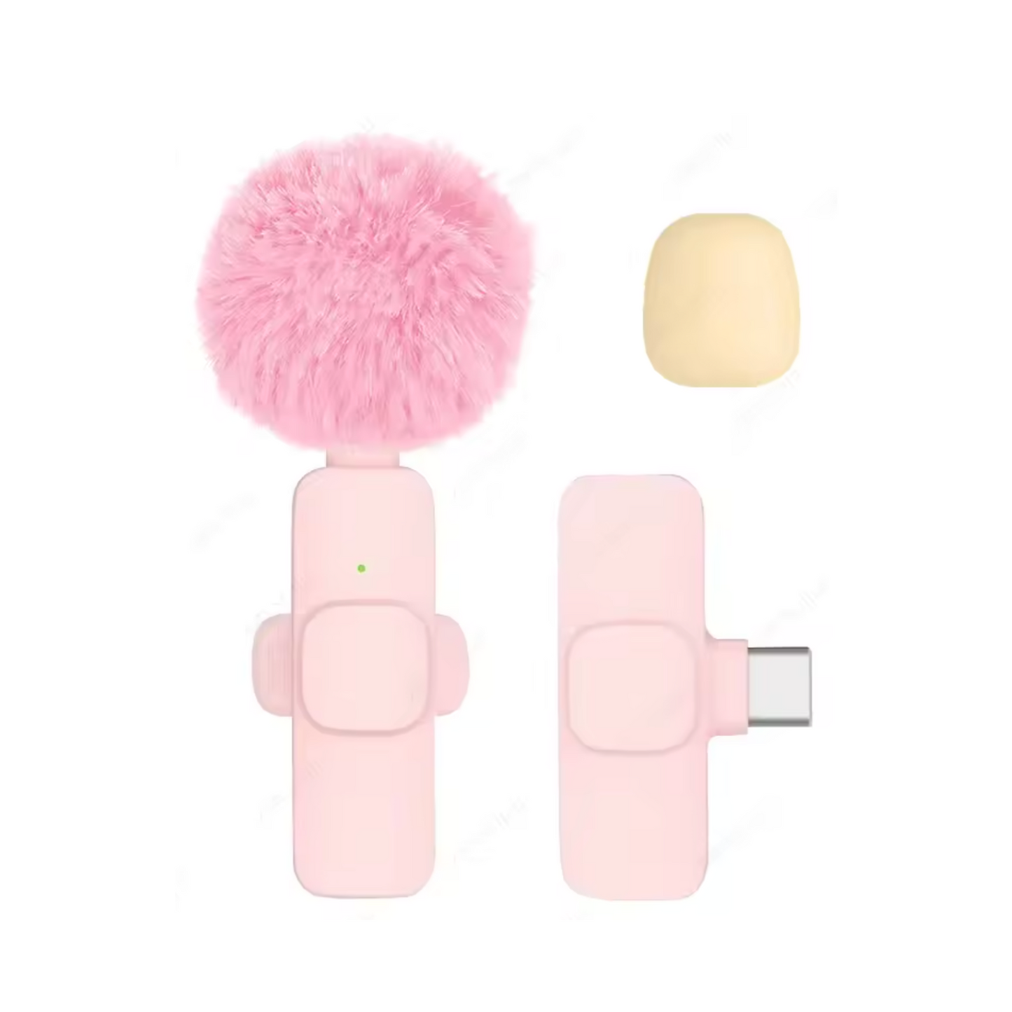 Micrófono Lavalier Inalámbrico – Sonido Profesional con Conectores Tipo C y Lightning | Ideal para iPhone y Android